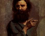 Head Of Bearded Man (A Study For The Baptism Of Christ) - 让·巴蒂斯特·卡米耶·柯罗